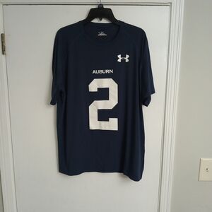 Under Armour Cam Newton Dark Blue Auburn Tshirt Jersey
